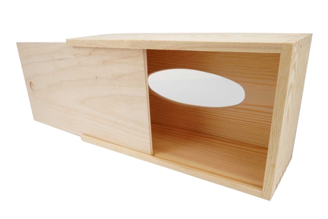 boite coulissante en bois - Boîtes en bois à décorer - 10doigts.fr
