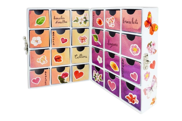 boite de rangement bijoux - Boîtes et corbeilles en carton - 10doigts.fr