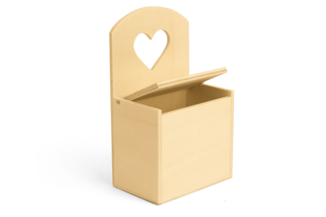 boite en bois cube - Boîtes à décorer - 10doigts.fr