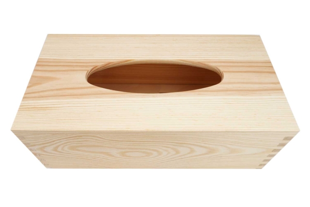 boite en bois pour mouchoirs - Boîtes en bois à décorer - 10doigts.fr