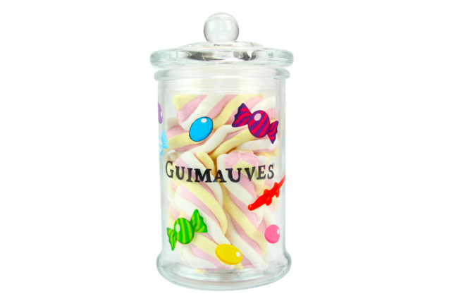 bonbonniere en verre  - Gommettes anniversaire : décorez et animez vos fêtes d'enfants - 10doigts.fr