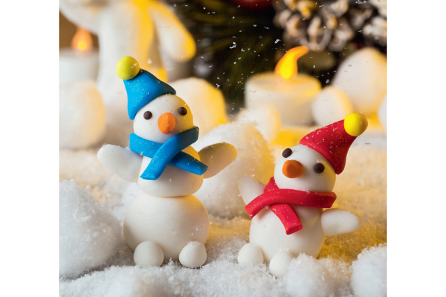 bonhomme de neige fimo - Pâtes Fimo Effect : donnez une dimension magique à vos modelages - 10doigts.fr
