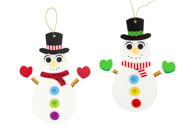 bonhomme de neige lumineux - Guirlandes et suspensions Noël - 10doigts.fr