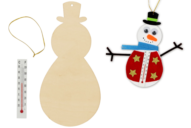 bonhomme de neige - Kits créatifs de Noël pour les enfants - 10doigts.fr