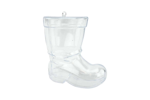 Bottes en plastique transparent - 10 pièces - Formes à garnir - Plastique - 10doigts.fr