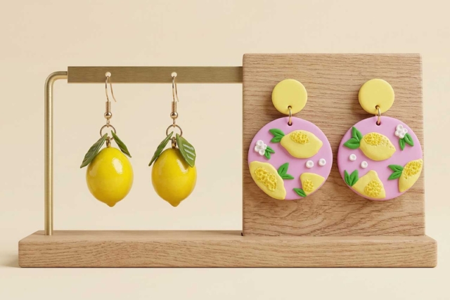 boucle fimo citrons - Pâtes Fimo Soft : le modelage facile pour toutes vos créations - 10doigts.fr