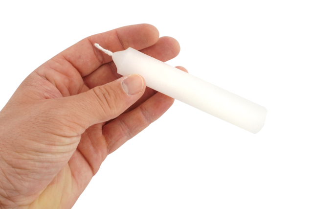 bougies blanches cierges lampions - Cires pour bougies - 10doigts.fr