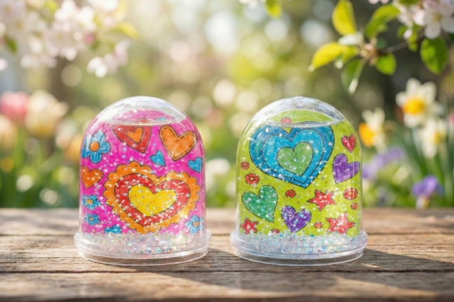 boule à neige cadeau fête des mères - Plastique Transparent - 10doigts.fr
