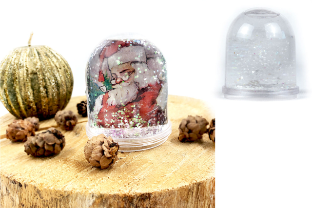 boule de noël - Plastique Transparent - 10doigts.fr