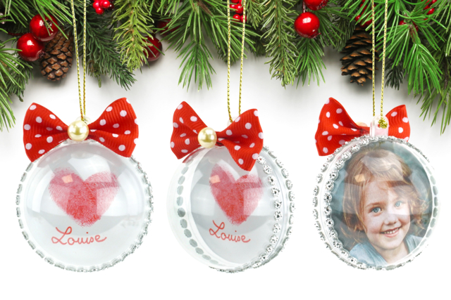 Boule de Noël empreintes de doigts - Encreurs : une palette infinie de couleurs et de formats - 10doigts.fr