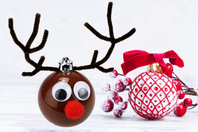 Boule de Noël Renne - Boules de Noël DIY - 10doigts.fr