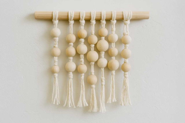 Boule en bois percée 3 cm - 6 pièces - Perles en bois - 10doigts.fr
