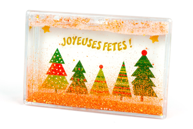 boule neige photo sapin - Gommettes de Noël : autocollants et stickers créatifs pour enfants - 10doigts.fr