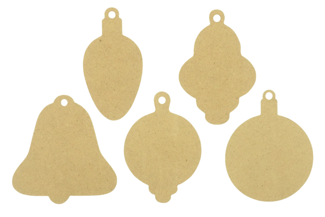 boules de Noël à décorer - Décorations de Noël en bois à décorer - 10doigts.fr