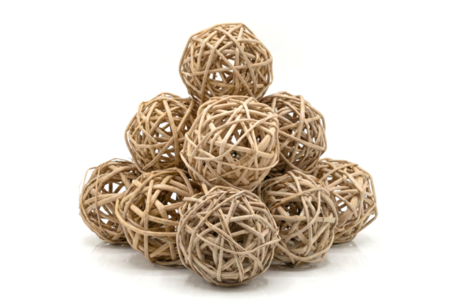 boules de rotin - Vannerie - 10doigts.fr