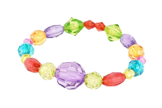 bracelet perles enfant - Perles Acrylique - 10doigts.fr