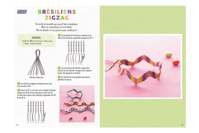 bracelet zigzag - Bracelet brésilien : tout le matériel pour confectionner vos bracelets - 10doigts.fr