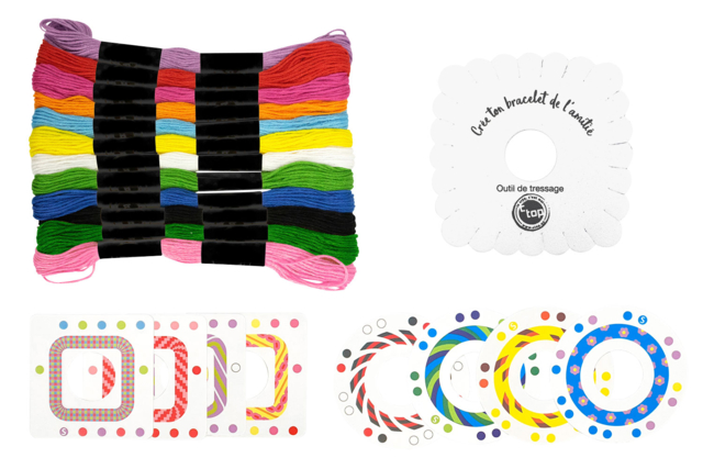 bracelets kumihimo - Fils pour bracelets brésiliens - 10doigts.fr