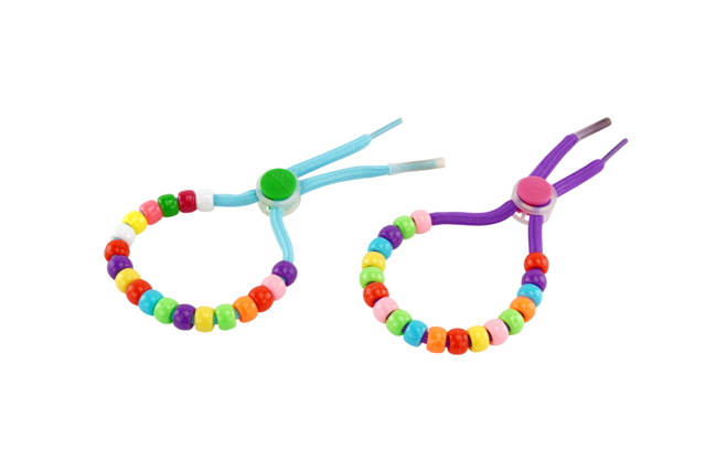 bracelets lacets enfants - Kits Bijoux - 10doigts.fr