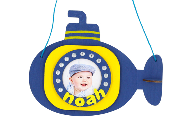 cadre bateau lettre en mousse - Gommettes Alphabet, messages - 10doigts.fr