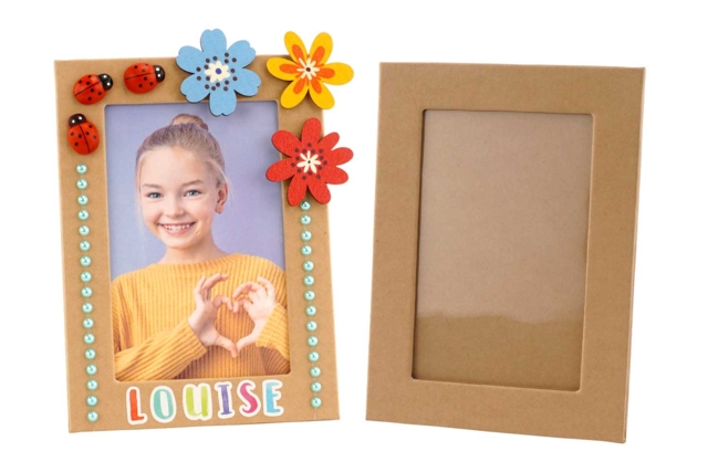 cadre carton kraft à décorer - Cadres en carton - 10doigts.fr