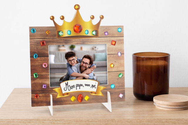 cadre fête des pères idée cadeau enfants - Kits fête des parents - 10doigts.fr