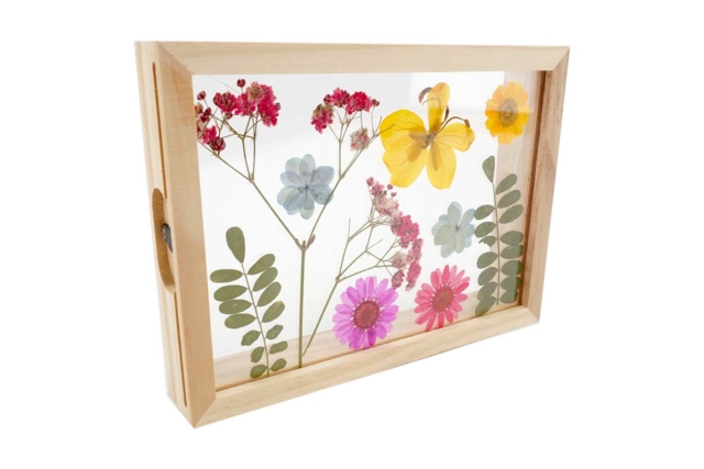 cadre fleurs sechées - Cadres photo en bois à décorer - 10doigts.fr