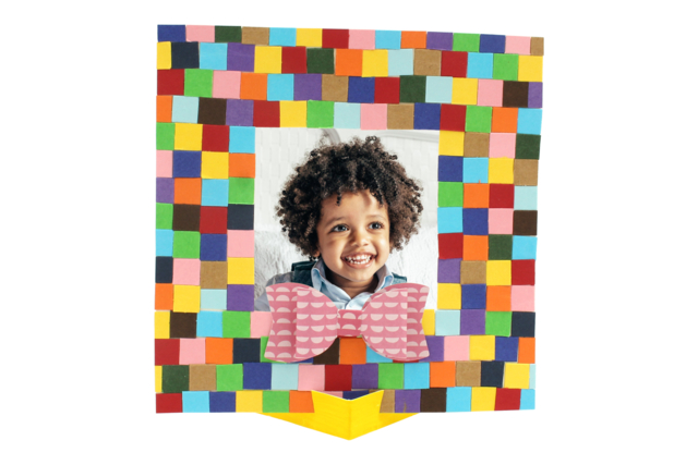 cadre mosaïques DIY  - Mosaïques papier, mousse - 10doigts.fr