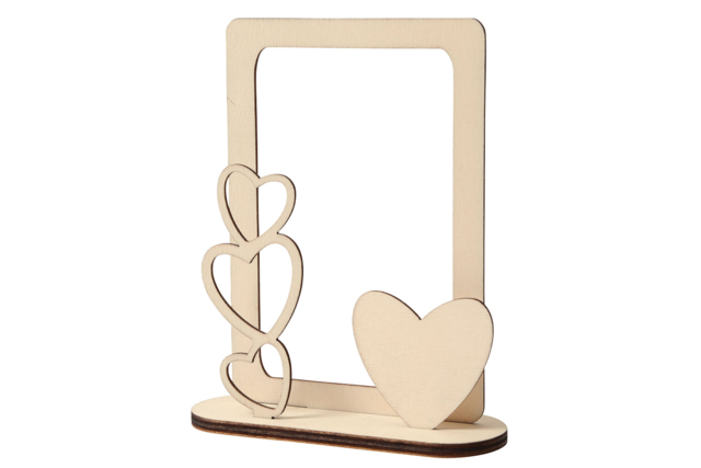 cadre photo coeur - Cadres et clips photos : des supports uniques pour afficher vos souvenirs - 10doigts.fr