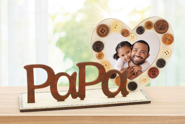Cadre Photo Fete peres - Cadeaux pour le bureau de papa : personnalisez son espace de travail - 10doigts.fr