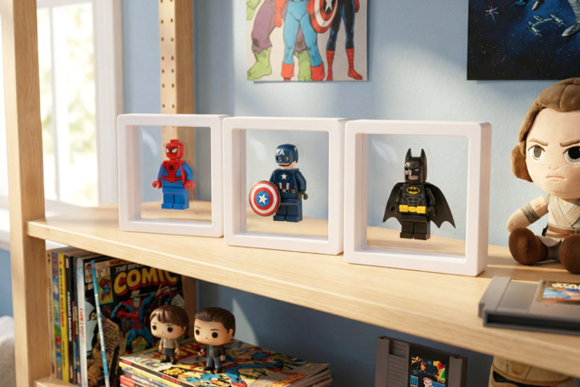 cadre pour personnage lego - Cadres et clips photos : des supports uniques pour afficher vos souvenirs - 10doigts.fr