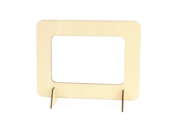 cadre rectangulaire en bois à décorer - Cadres photo en bois à décorer - 10doigts.fr