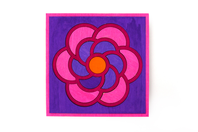 cadre tableaux fleurs en bois - Puzzles - 10doigts.fr