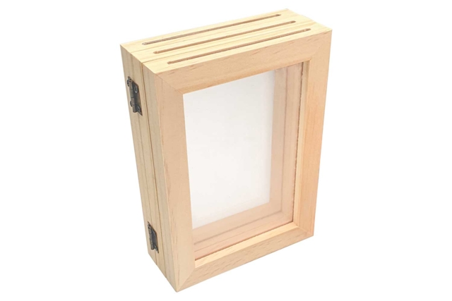 Cadre triptyque  - Cadres photo en bois à décorer - 10doigts.fr
