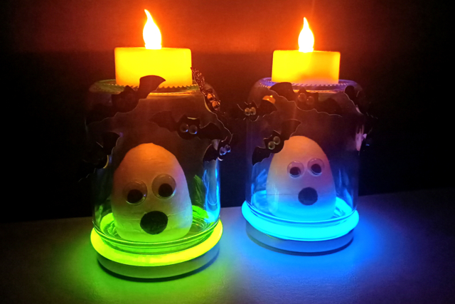 Cage à fantôme - Articles lumineux, guirlandes et bougies LED - 10doigts.fr