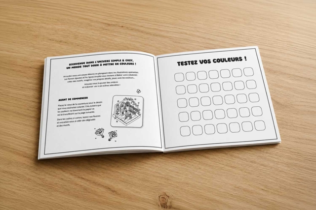 cahier coloriage coco wyo simple cosy - Livres de coloriage et dessins : pour apprendre et s'évader - 10doigts.fr