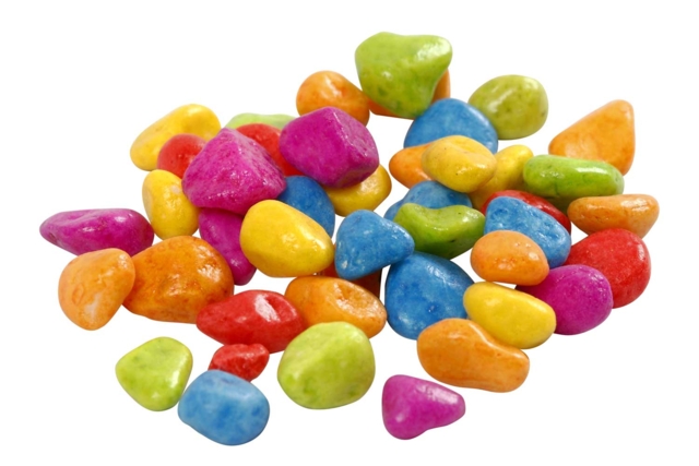 cailloux colorés - Mosaïques Pierres et Nacres - 10doigts.fr