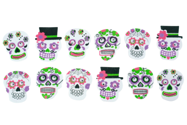 calaveras stickers - Stickers mousse : donnez du volume à vos créations - 10doigts.fr