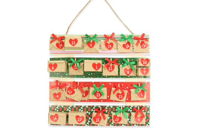 calendrier de l'avent - Thème Noël - 10doigts.fr