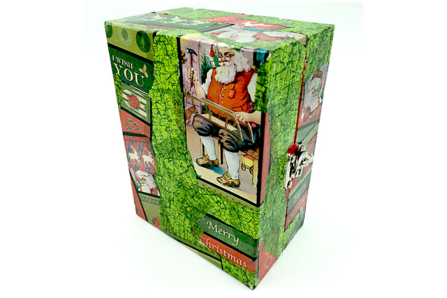 calendrier de l'avent decopatch - Boîtes et corbeilles en carton - 10doigts.fr