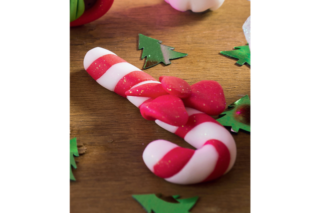 cane fimo paillette rouge - Pâtes Fimo Effect : donnez une dimension magique à vos modelages - 10doigts.fr