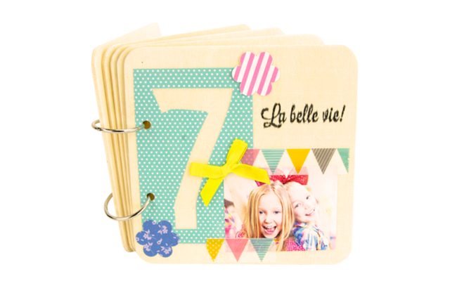 Carnet en bois - Albums et carnets à personnaliser - 10doigts.fr