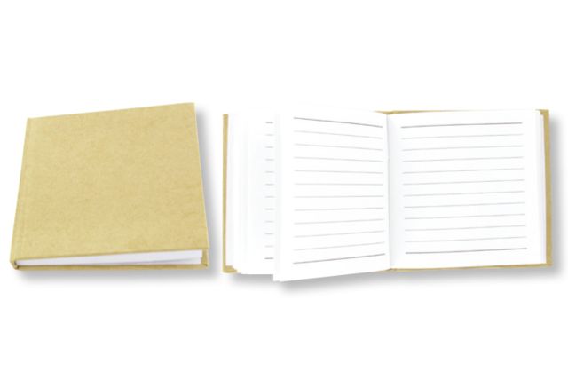 carnet kraft ligné - Albums et carnets à personnaliser - 10doigts.fr
