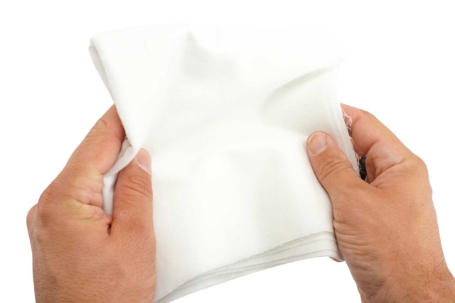 Carré coton blanc - Coupons de tissus - 10doigts.fr