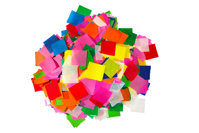 carrés papier de soie - Papiers de soie - 10doigts.fr