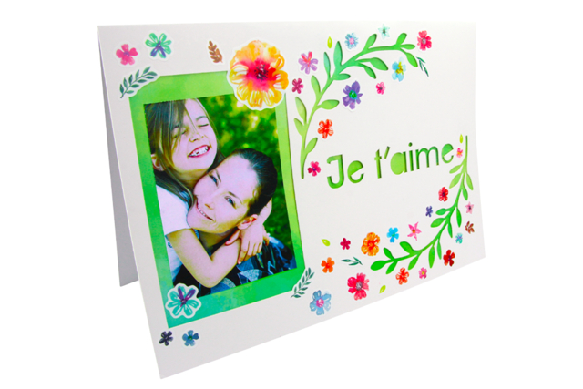 CArte cadre maman - Cartes de Fête des Mères : modèles et kits créatifs à fabriquer - 10doigts.fr