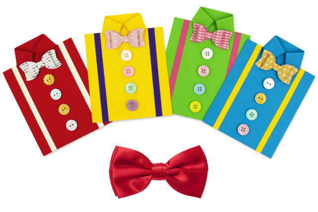 Carte chemise pour la fête des pères - Boutons fantaisie et décoratifs pour tous vos DIY - 10doigts.fr