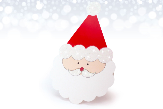 carte de voeux père noel - Kits créatifs de Noël pour les enfants - 10doigts.fr