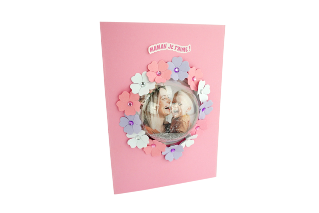 carte fete des mères bulle - Plastique Transparent - 10doigts.fr