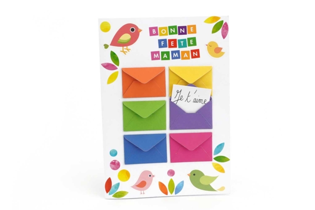 carte fête des mères mini enveloppes - Cartes - 10doigts.fr